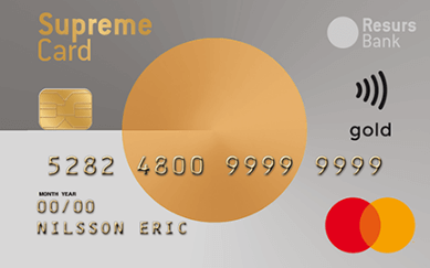 Resurs Bank - Supreme Card Gold